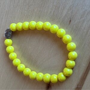 Yellow Beaded Bracelet